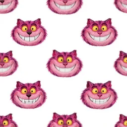 pattern of smiles of the cheshire cat