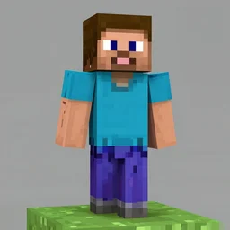 xray of steve from minecraft