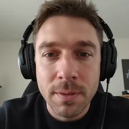 gopro footage, joe rogan, closeup of face, wearing headphones
