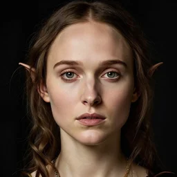 natalie portman as gollum, elegant portrait by sandro botticelli, detailed, symmetrical, intricate