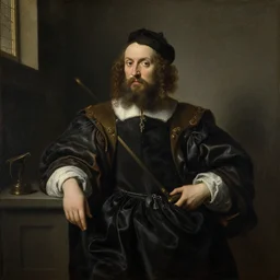 a painting in the style of abraham bloemaert and in the style of ross tran.