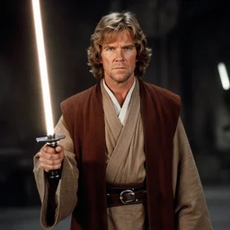 film still of Jeff Bridges as Obi Wan Kenobi Star Wars 1977
