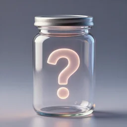 !?!?!?, 8 k resolution, volumetric lighting in a jar