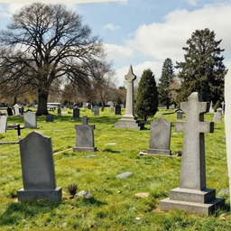 beautiful graveyard, surrealistic collage art