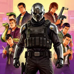 robot ninja mask helmet metal gear solid snake pose training suit swat commando, art gta 5 cover, official fanart behance hd artstation by jesper ejsing, by rhads, makoto shinkai and lois van baarle, ilya kuvshinov, ossdraws, that looks like it is from borderlands and by feng zhu and loish and laurie greasley, victo ngai, andreas rocha, john harris