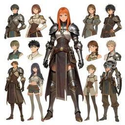 character design game art digital 2 d girl viking christian cyborg armor by gaston bussiere, anna nikonova aka newmilky, greg rutkowski, yoji shinkawa, yoshitaka amano, tsutomu niehi, moebius, donato giancola, geoffroy thoorens, trending on artstation, featured on pixiv