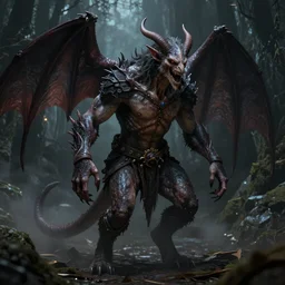 creature half human and half demon 8k Unreal Engine Hyperrealism Creepy