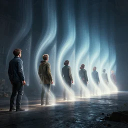 a cinematic shot of recursion, recursion, recursion, singularity, octane render, volumetric lighting, nvidia raytracing demo, by Andy Thomas, Mario Martinez, Daniel Mirante, Gustave Dore, Artstation, CGsociety, masterpiece
