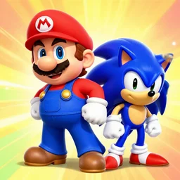 super mario vs sonic the hedgehog