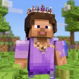 Queen Elizabeth in minecraft