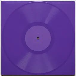 high quality vinyl cover, wavy, purple colored