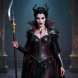 photograph of a vampire queen warrior. extremely detailed. dslr. standard lens. 3 5 mm 8 k