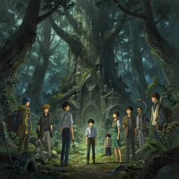 greg manchess concept art of a the elderwood dimension, key visual, ambient lighting, highly detailed, digital painting, artstation, concept art, sharp focus, by makoto shinkai and akihiko yoshida and hidari and wlop and greg rutkowski