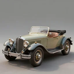 a dwarven convertible, retrofuturist, 1 9 2 0's, 1 9 3 0's, artstation, digital art, high quality, realistic