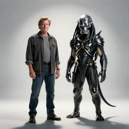 Kramer Vs Kramer Vs Predator photorealistic