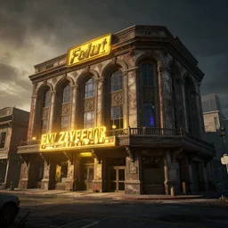 fallout concept art new reno render dramatic lighting unreal engine 5