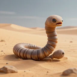 3 d printed dune worm, unreal engine 5, digital art, octane render, 1 6 k