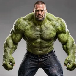 if jason Statham was the hulk, cinematic, epic, cool, photo realistic, 4k, high detail