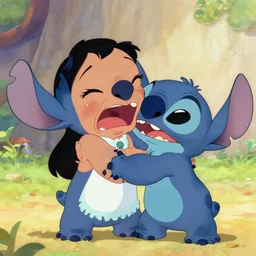 stitch expressively crying by thomas kinkade from lilo and stitch in a tv commercial from 1 9 9 8 djd alcu afo cusbdc, gopro photolens what's going on weirdcore frat mon vuy sui dop