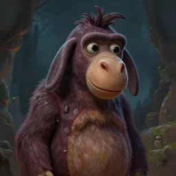 epic professional digital art of alien eeyore, atmospheric lighting, painted, intricate, detailed, by bruce breneise, wayne haag, reyna rochin, ignacio fernandez rios, best on artstation, cgsociety, epic, stunning, gorgeous, much wow, cinematic, masterpiece