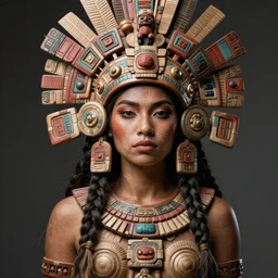 acient aztec warrior goddess, portrait, artstation, digital art, concept art, artstation, highly detailed, sharp focus