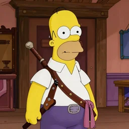 A still of Homer Simpson in Pirates of the Caribbean: The Curse of the Black Pearl (2001)