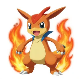 a new fire type poke - mon, creature character official art, gamefreak, nintendo, 8 k, illustration