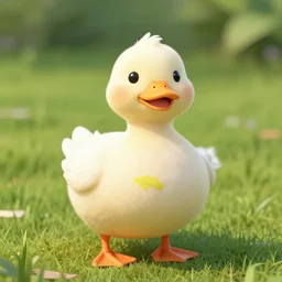a very happy duck 5 4 years old