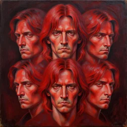intricate five crimson spectral skywalker facial portrait by pablo picasso, oil on canvas, hdr, high detail, photo realistic, hyperrealism, matte finish, high contrast, 3 d depth, centered, masterpiece, vivid and vibrant colors, enhanced light effect, enhanced eye detail, artstationhd