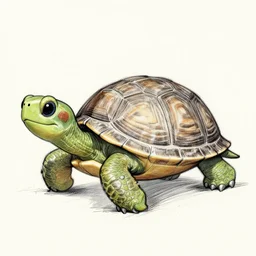 milt kahl sketch of cecil turtle