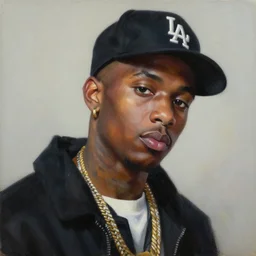 painting of young thug by roberto ferri