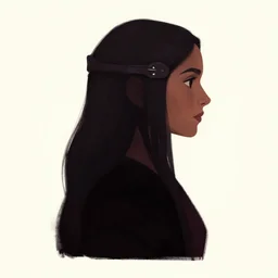 side view cell - shaded portrait, maya ali, sorcerer, gloomhaven, octane render, gaudy colors, matte painting concept art, by jesper ejsing, by rhads and makoto shinkai and lois van baarle and ilya kuvshinov