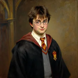 harry potter, painting by j. c. leyendecker