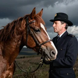 the horse - faced detective, by annie leibovitz
