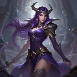 beautiful necromancer girl posing, league of legends splash art, high quality, trending on artstation,  digital art by Michelle Hoefener, 4K