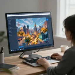 a software to manage ai generated images