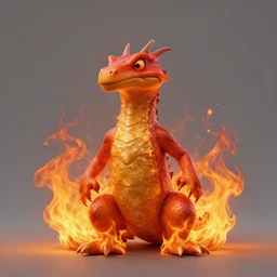 photorealistic fire 🐲 by james gurney