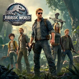hero world jurassic world fallen kingdom, behance hd by jesper ejsing, by rhads, makoto shinkai and lois van baarle, ilya kuvshinov, rossdraws global illumination