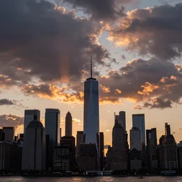 photography by marc adamus, new york city manhattanhenge, sunset, dramatic lighting, clouds, beautiful