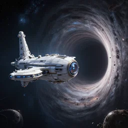 an aaahh!!! Real monsters space station near a wormhole in outer space by Jack Kirby and Steve Ditko | Unreal Engine:. 5 | graphic novel: .6