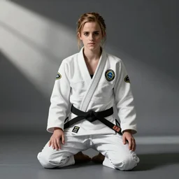 Emma Watson doing brazilian jiu jitsu