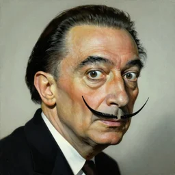 fashion editorial portrait. painting by Salvador Dali. highly detailed. 8k
