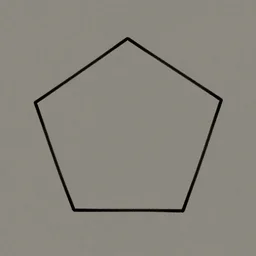 an illustration of a simple pentagon