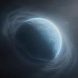 cool smooth space colours, cinematic render of atmospheric diffuse deep space, asteroid belt, diffuse fog void, atmospheric perspective, volumetric lighting, cathrin machin, the expanse