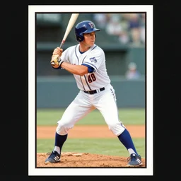 a baseball card of steven spielberg