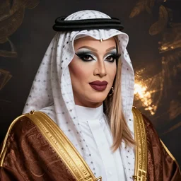 Mohammad bin Salman as a drag queen