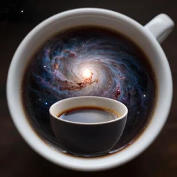 nebulae in my coffee, james webb telescopy, unreal engine 5, digital art, octane render, 1 6 k