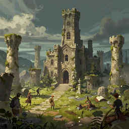 The Lost Civilization, greg rutkowski, artstation, 4k