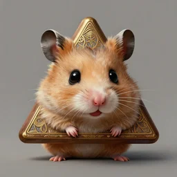 anthropomorphic triangle head in cute fluffy hamster mr. bean, intricate, elegant, highly detailed animal monster, digital painting, artstation, concept art, smooth, sharp focus, illustration, art by artgerm, wayne barlowe, trending on artstation and greg rutkowski and alphonse mucha, 8 k