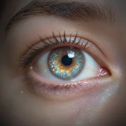 omniscient all seeing god with a million eyes, ethereal, bokeh close up high level photography still